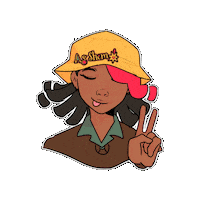 Happy South Africa Sticker by Cabblow Studios