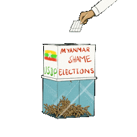 Myanmar Junta Sticker by info_birmanie