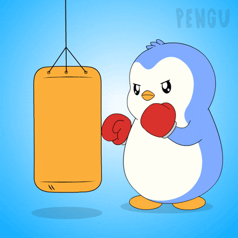 Fight Fighting GIF by Pudgy Penguins