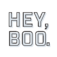 Hey Boo Sticker by anna bé bridal boutique