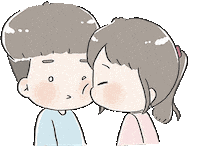 Couple Love Sticker by frank fox