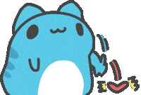 Cat Sticker by Capoo