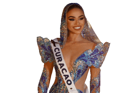 Miss Universe Korsou Sticker by Xfrm.io