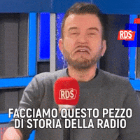 Cabaret Claudio GIF by RDS 100% Grandi Successi