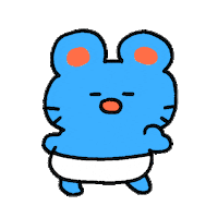 pikuiku rats cute dance chido 쥐 Sticker