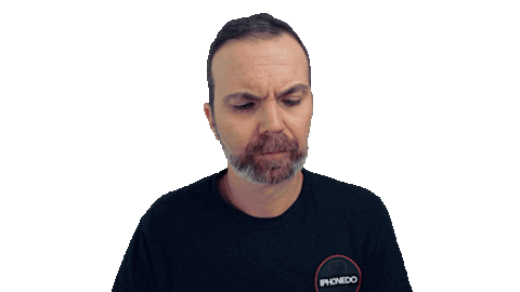 iphonedo giphyupload no denied spam Sticker