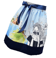 black_mountain ootd skirt bm black mountain Sticker