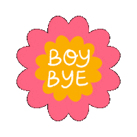 Illustration Goodbye Sticker