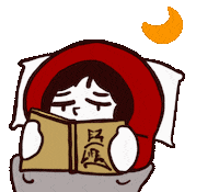 Tired Good Night Sticker