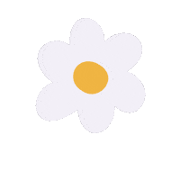 Flor Branco Sticker