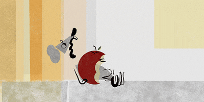 Scared Apple GIF by Shilstone Arts