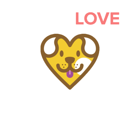 Dog Love Sticker by Kimpton