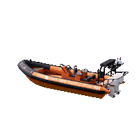 CoastGuardCan 3d college canada boat Sticker