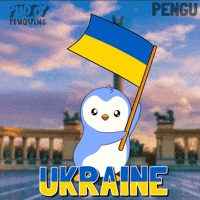 Penguin Flag GIF by Pudgy Penguins