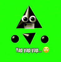 Ifrigginluvcatz talk triangle too much yap GIF