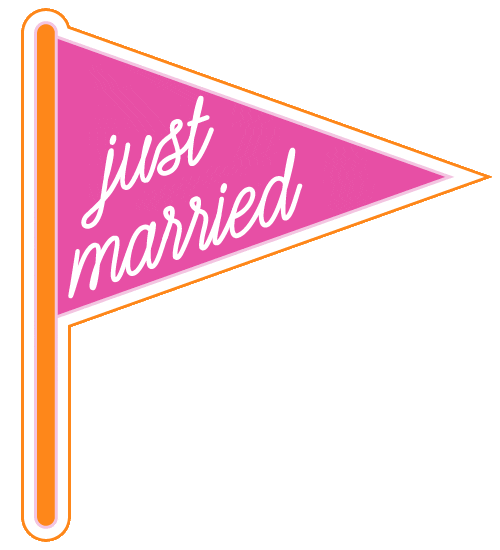 Happy Just Married Sticker by Cosmopolitan