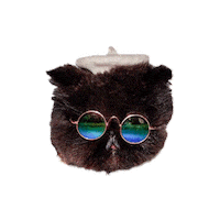 muaddibthecat reaction cat chill weed Sticker