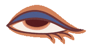 for me eyes Sticker by Entropico