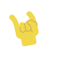 SUCO_org rock hand mano main Sticker