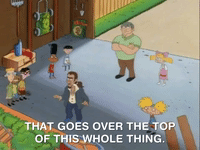hey arnold nick splat GIF