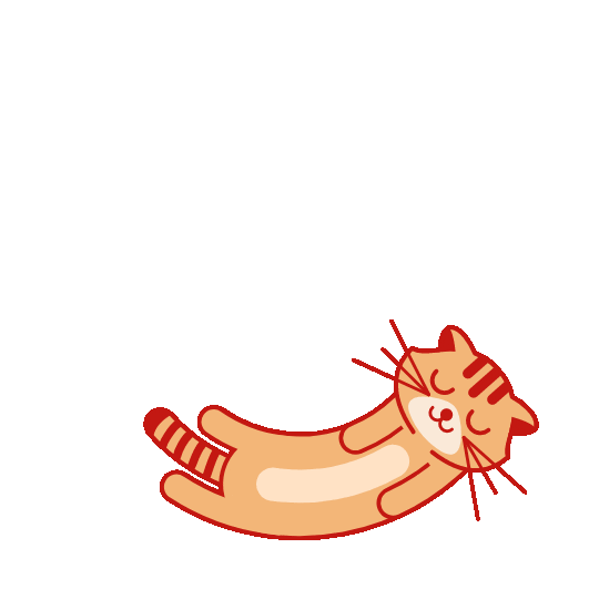 Happy Cat Sticker by SVGator
