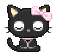 Black Cat Sticker