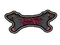 Rory113 art cool pink animal Sticker