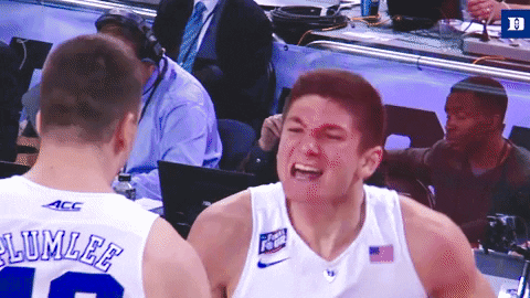 College Basketball Hoops GIF by Duke Men's Basketball