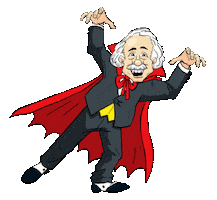 Halloween Vampire Sticker by Ollie's