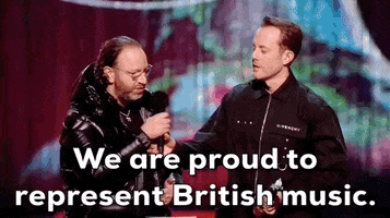 Proud British Music GIF by BRIT Awards