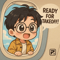 Excited Sky Blue GIF by Persona