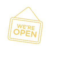 We Are Open Sticker by The Blend World