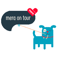 On Tour Cat Sticker by mera petfood