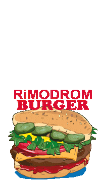 Hungry Burger Sticker by RiMODROM