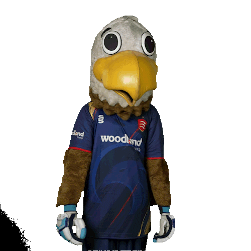 Eddie The Eagle Mascot Sticker by Essex Cricket