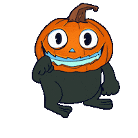 Jack O Lantern Halloween Sticker by Croakey