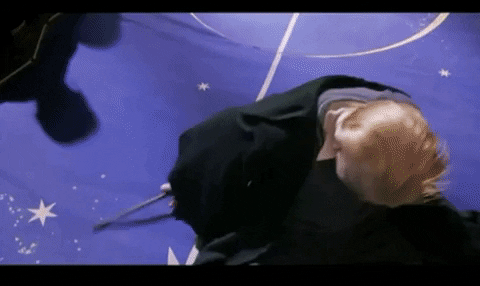 Jeannou_Topito giphygifmaker harrypotter duel snape GIF