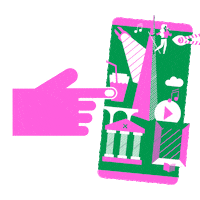 Ticket Kaart Sticker by Proto Zwolle