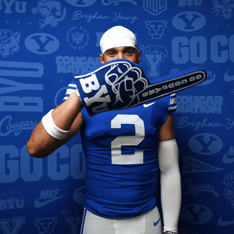 College Football Go Cougs GIF by BYU Cougars
