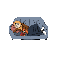 Tired Goodnight My Love Sticker by Stud-Ease