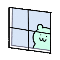 Teddy Bear Hello Sticker by luckycavity