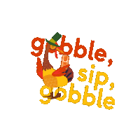 Thanksgiving Turkey Sticker by bubly
