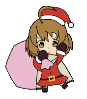 Christmas Girl Sticker by Entowa's