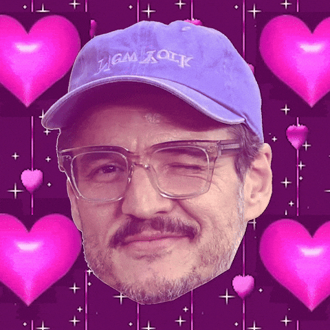 Pedro Pascal Love GIF by Anne Horel