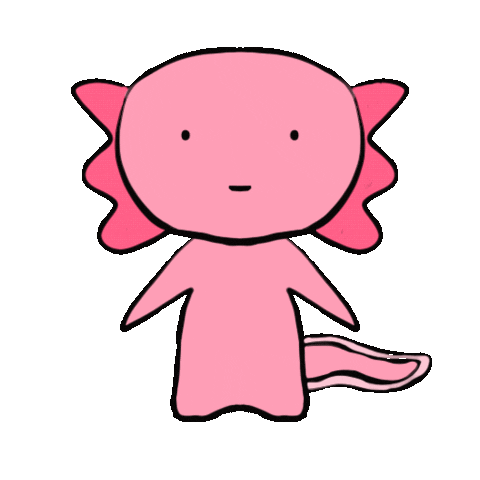 nieaaaaaa smile einaniest heartyaxolotl Sticker