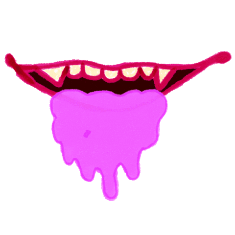 Urarerita smile creepy mouth urarerita Sticker