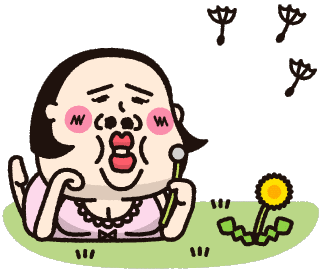 Spring Auntie Sticker