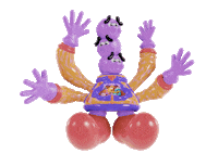 Cartoon Arms Sticker by Subcity Radio