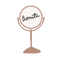 vintageesthetic pretty mirror bella bonita Sticker