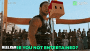 Meebits crypto nft entertained are you not entertained GIF